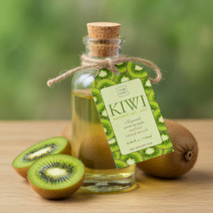 Custom Kiwi Essential Oil Label
