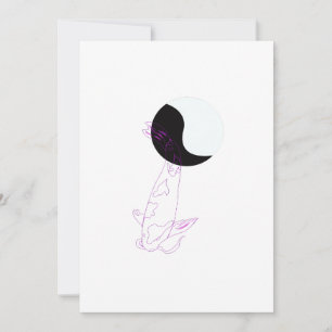 Custom Koi-fish Minimalism Greeting Card