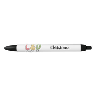 Custom L and D Nurse   Labour and Delivery Nurse Black Ink Pen