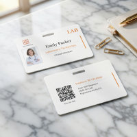 Custom Lab ID Badge Template
