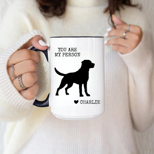 Custom Labrador Retriever Black Lab Mum Dog Lover Mug