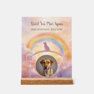 Custom Labrador Retriever Memorial Acrylic Sign