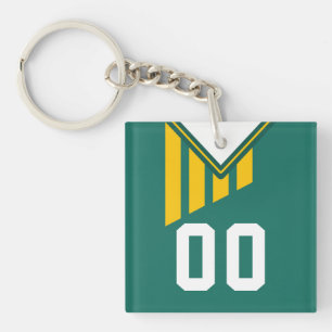 Custom Lacrosse Keyring, Football Keychain