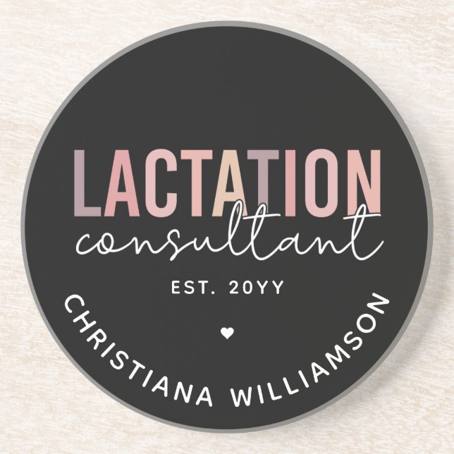 Custom Lactation Consultant Specialist IBCLC  Coaster (Front)