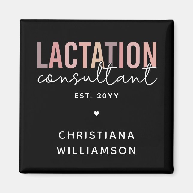 Custom Lactation Consultant Specialist IBCLC Magnet (Front)