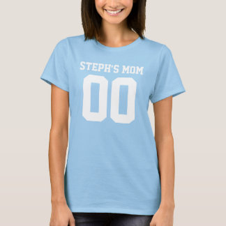 Custom Ladies Football Jersey Personalised Name T-Shirt