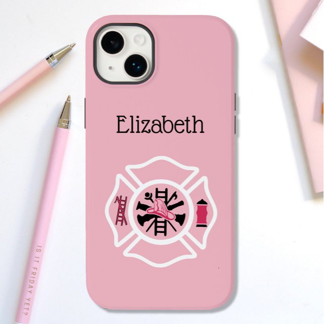 Custom Lady Firefighter Iphone Case (Creator Uploaded)
