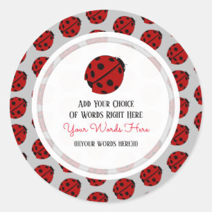 Custom Ladybug Stickers