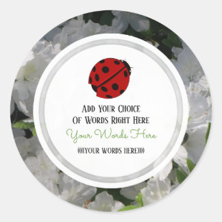 Custom Ladybug Stickers