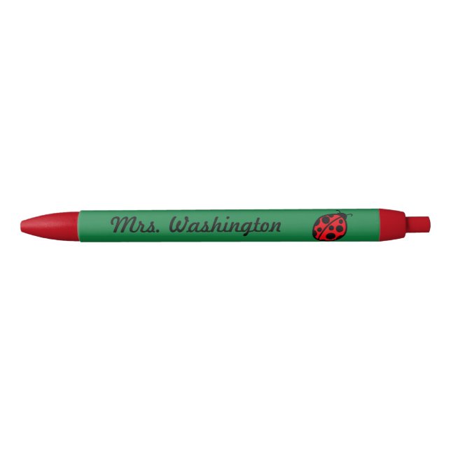 Custom Ladybug Writing Pens Gift (Front)
