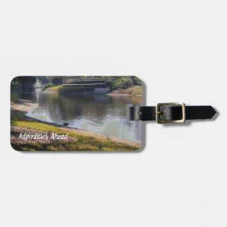 Custom Lake and Stone Luggage Tag