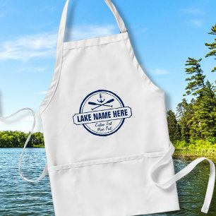 Custom Lake, Beach House & Boat Nautical Anchor Standard Apron