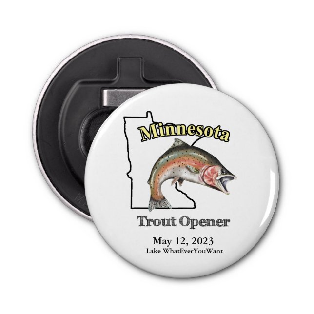 Custom Lake/Date Minnesota Trout Opener (Front)