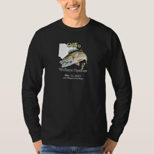 Custom Lake/Date Ohio Walleye Opener T-Shirt