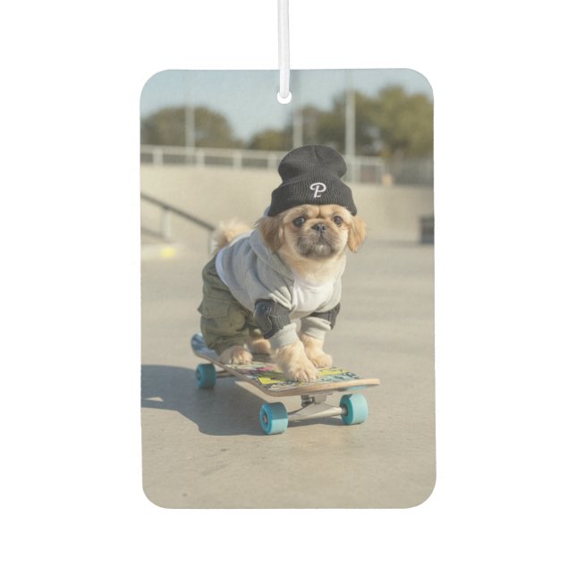 Custom Landscape Rectangle Air Freshener, New Car Freshener (Front)