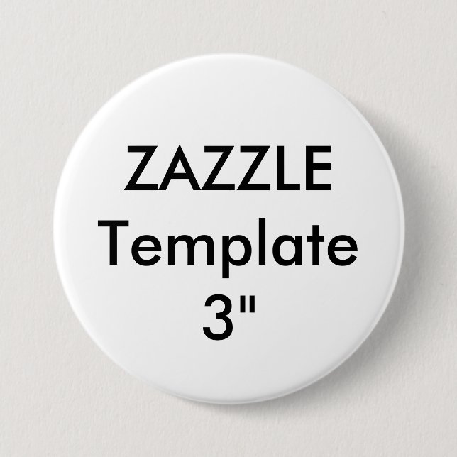 Custom Large 3" Round Button Pin (Front)