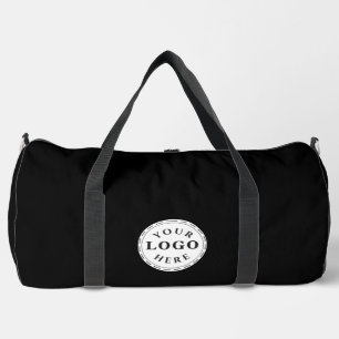Custom Large Black Duffel Bag for Brand Promotion