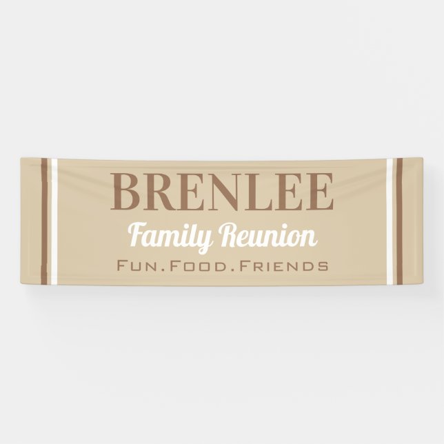 CUSTOM Large Family Reunion banner (Horizontal)