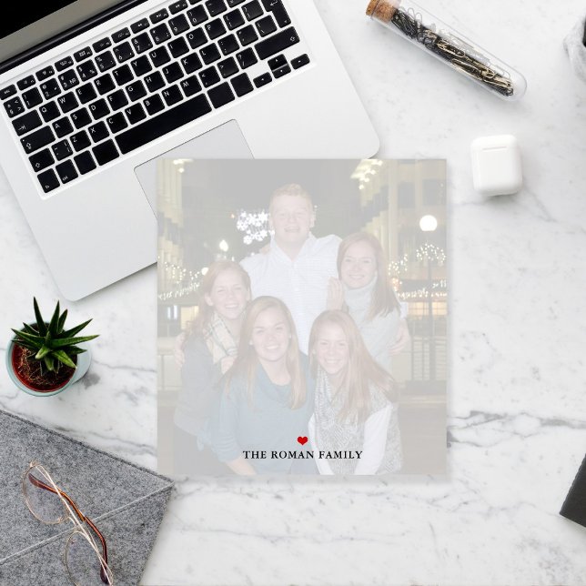 Custom Large Photo Personalised Family Notepad (Creator Uploaded)