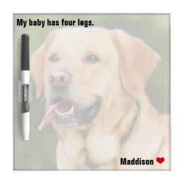 Custom Large Photo Personalised Pet Dry Erase Board