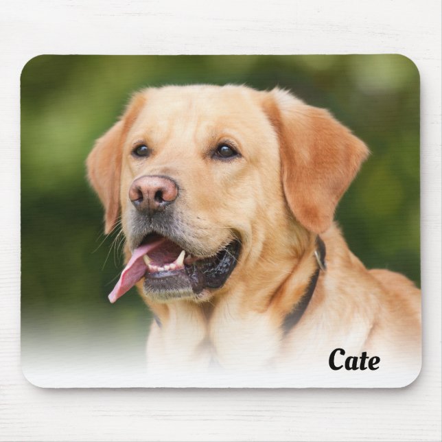 Custom Large Photo Personalised Pet Mouse Mat (Front)