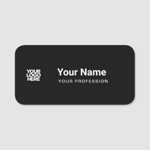 Custom Large Pin Name Tag or Magnetic with Logo