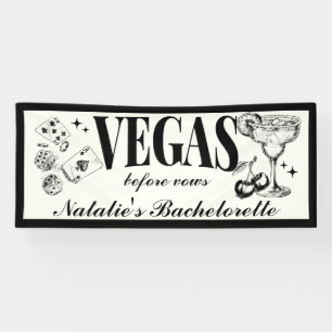 Custom Las Vegas Bachelorette Party Personalised Banner