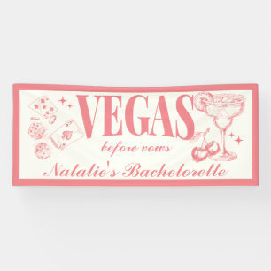 Custom Las Vegas Bachelorette Party Personalised Banner