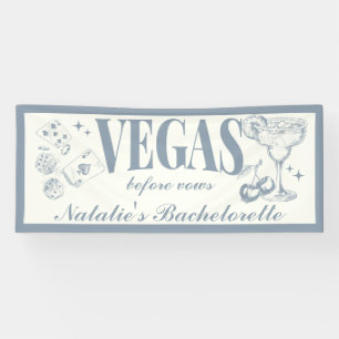 Custom Las Vegas Bachelorette Party Personalised Banner