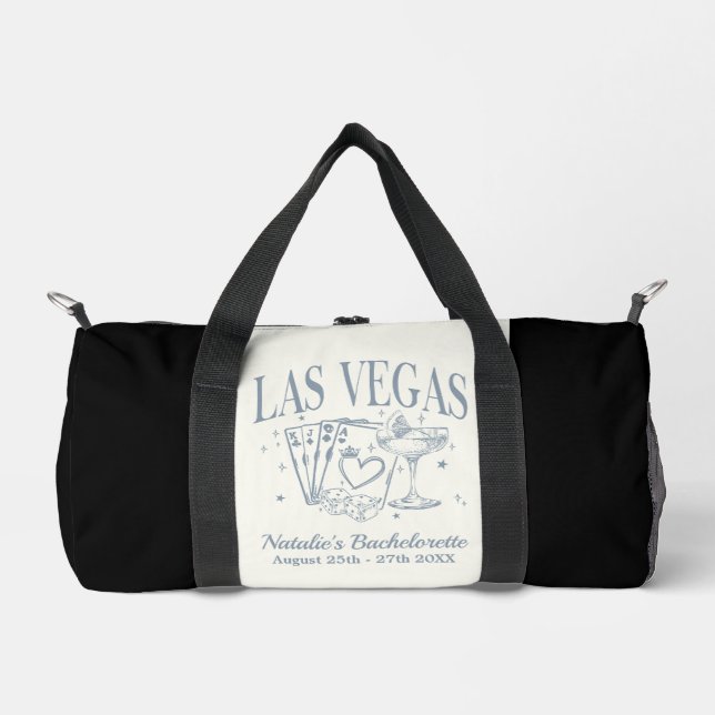 Custom Las Vegas Bachelorette Party Personalised Duffle Bag (Front)