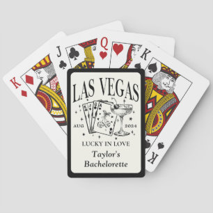 Custom Las Vegas Bachelorette Party Personalised P Playing Cards