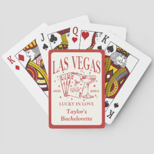 Custom Las Vegas Bachelorette Party Personalised Playing Cards