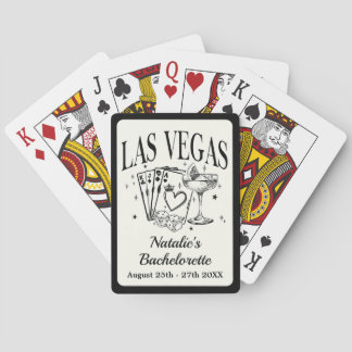 Custom Las Vegas Bachelorette Party Personalised Playing Cards