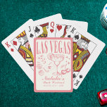 Custom Las Vegas Bachelorette Party Personalised Playing Cards<br><div class="desc">Add a personalised touch to your Las Vegas bachelorette celebration with our Pink Custom Las Vegas Bachelorette Party Personalised Poker Cards. These cards are designed to capture the excitement and glamour of your bachelorette weekend with themes like "Vegas Before Vows" and "Lucky in Love Bachelorette Weekend." Perfect for a Las...</div>