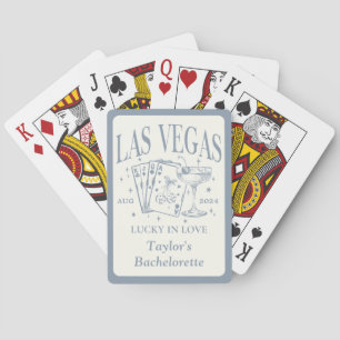 Custom Las Vegas Bachelorette Party Personalised Playing Cards