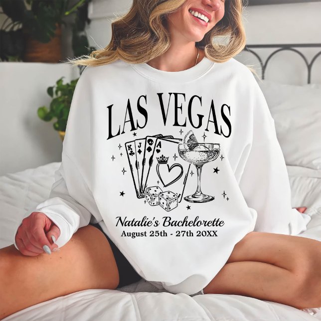 Custom Las Vegas Bachelorette Party Personalised Sweatshirt (Creator Uploaded)