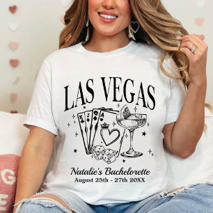 Custom Las Vegas Bachelorette Party Personalised T-Shirt