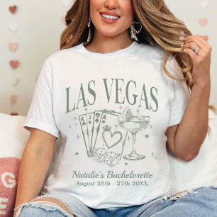 Custom Las Vegas Bachelorette Party Personalised T-Shirt