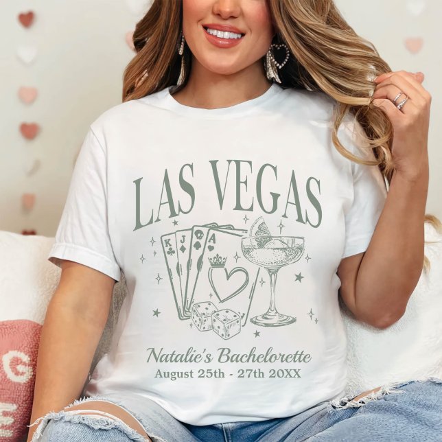 Custom Las Vegas Bachelorette Party Personalised T-Shirt (Creator Uploaded)