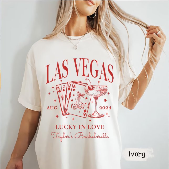 Custom Las Vegas Bachelorette Party Personalised T-Shirt (Creator Uploaded)