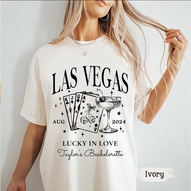Custom Las Vegas Bachelorette Party Personalised T-Shirt (Creator Uploaded)