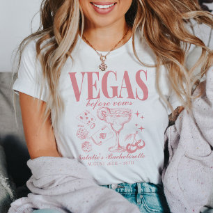 Custom Las Vegas Bachelorette Party Personalised T-Shirt
