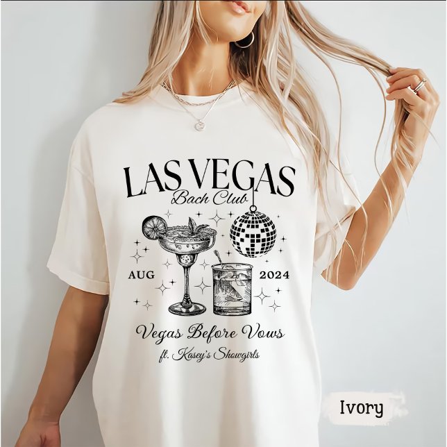 Custom Las Vegas Bachelorette Party Personalised T-Shirt (Creator Uploaded)