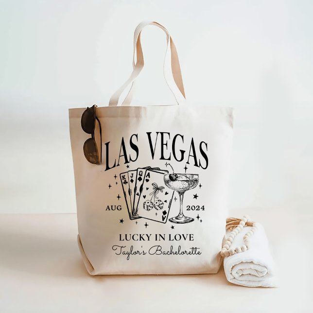 Custom Las Vegas Bachelorette Party Personalised Tote Bag (Creator Uploaded)