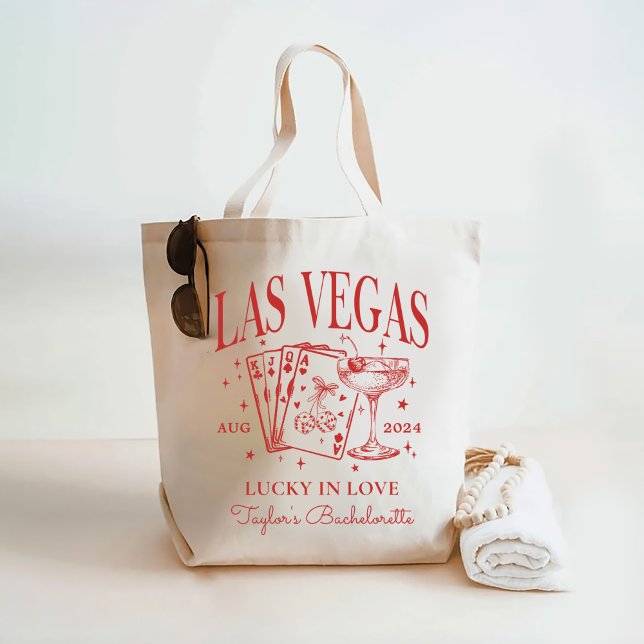 Custom Las Vegas Bachelorette Party Personalised Tote Bag (Creator Uploaded)