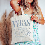 Custom Las Vegas Bachelorette Party Personalised Tote Bag<br><div class="desc">Introducing our "Vegas Before Vows" Custom Las Vegas Bachelorette Party Personalised Tote Bag, the perfect accessory for your memorable weekend in Las Vegas. This tote bag combines style and functionality, featuring a retro casino-inspired design that embodies the spirit of your bach trip. Whether you're exploring the Strip or enjoying a...</div>
