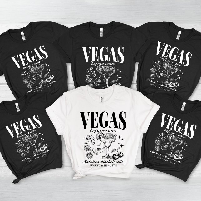 Custom Las Vegas Bachelorette Party Personalised Tri-Blend Shirt (Creator Uploaded)