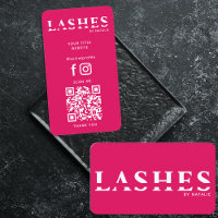 Custom Lash Extension Technician Cool QR Code