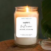 Custom Last Nerve Candle Funny Candle