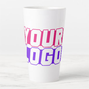 Custom Latte Coffee Cup - Add Your logo